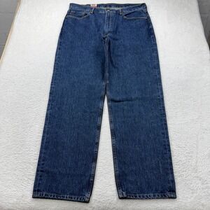 NWT Levi Strauss 550 Mens Relaxed Fit Tapered Leg Blue Denim Jeans 40x34